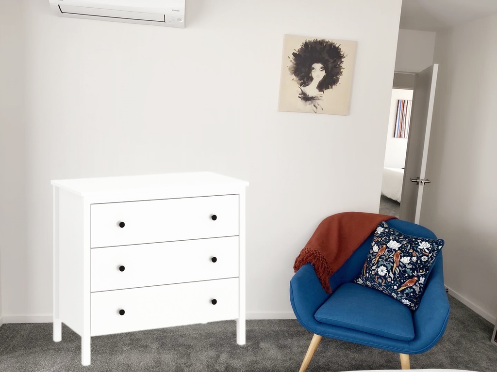 IKEA Koppang Chest of 3 Drawers, White | Idiya